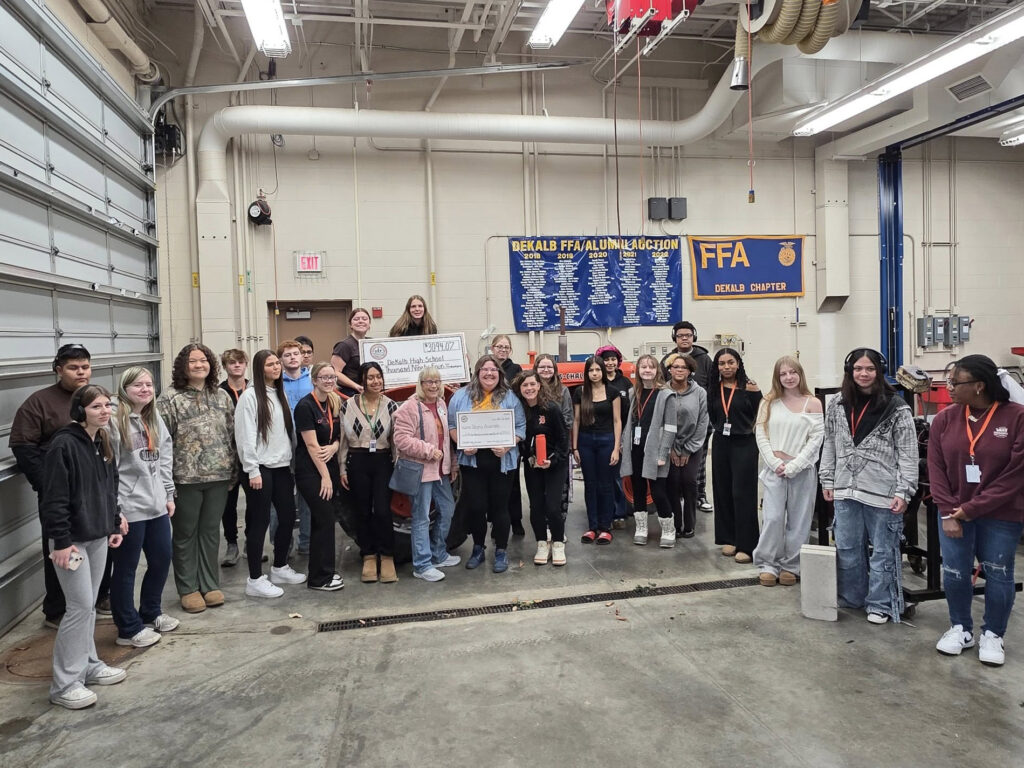 DeKalb High School students in CTE Teacher Dayna Anderson's class